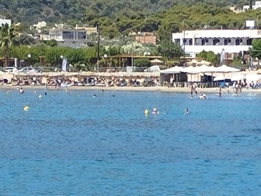 Παραθαλασσια Στουντιο Μιχαλιας Sea View Studio Michalias Agia Marina  Exterior photo